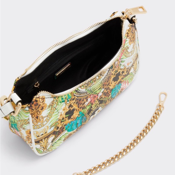 NWT ALDO Catenax multi color gold chain link convertible bag. More pics soon - Picture 3 of 4